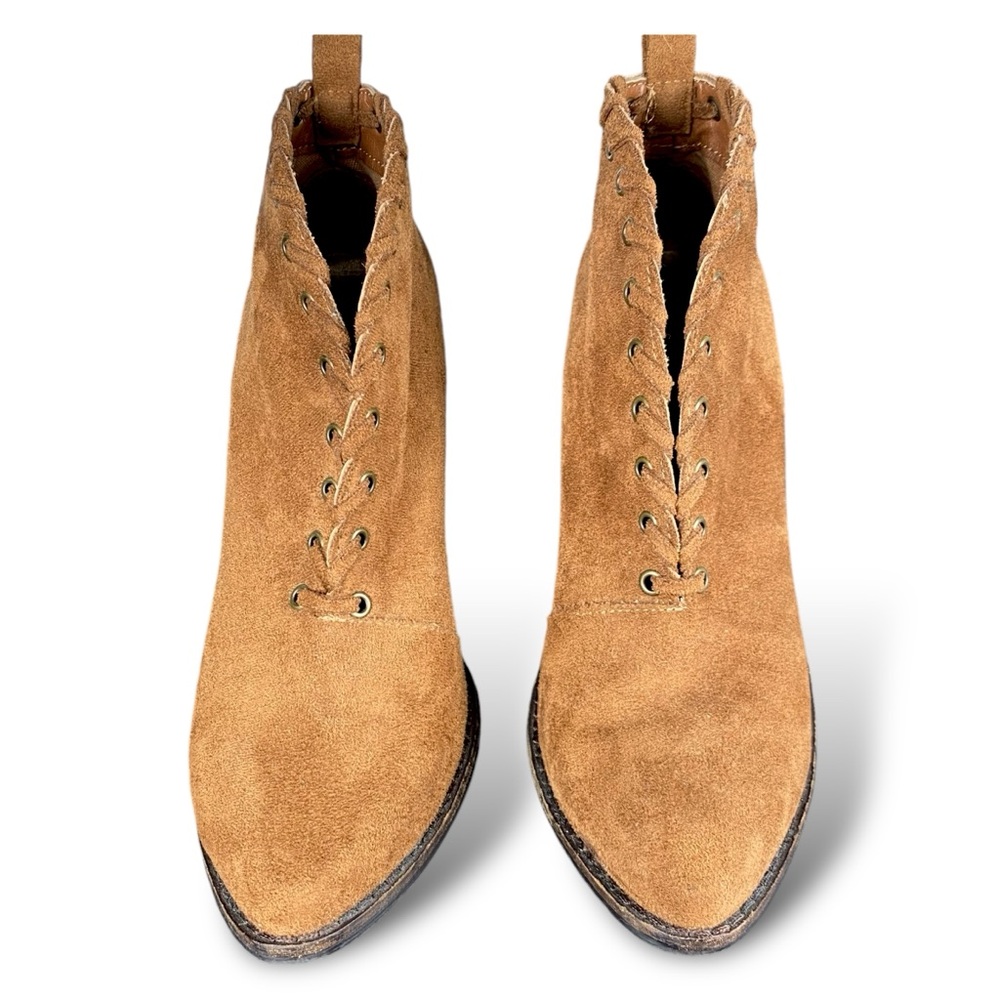 Coconuts By Matisse Alabama Faux Suede Western Boho Ankle Boot Bootie 7M